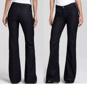 Citizens of Humanity Hutton Medium Rise Wide Leg Jeans Women's Sz 25 Dark Blue